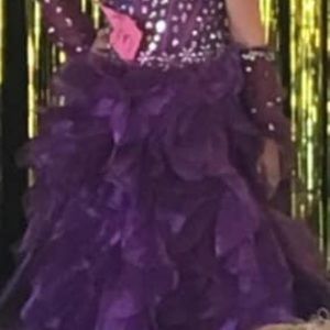 Gorgeous girls pageant dress